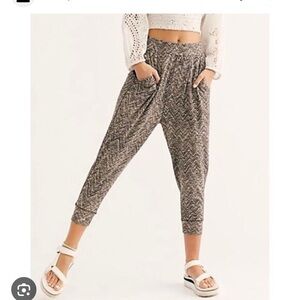 Free People Harlow Harem Knit Joggers